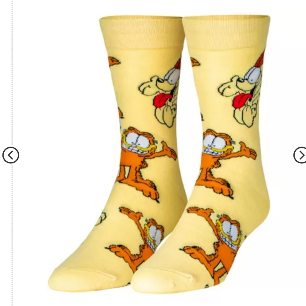 Nickelodeon Garfield And Odie Crew Socks - Picture 2 of 5
